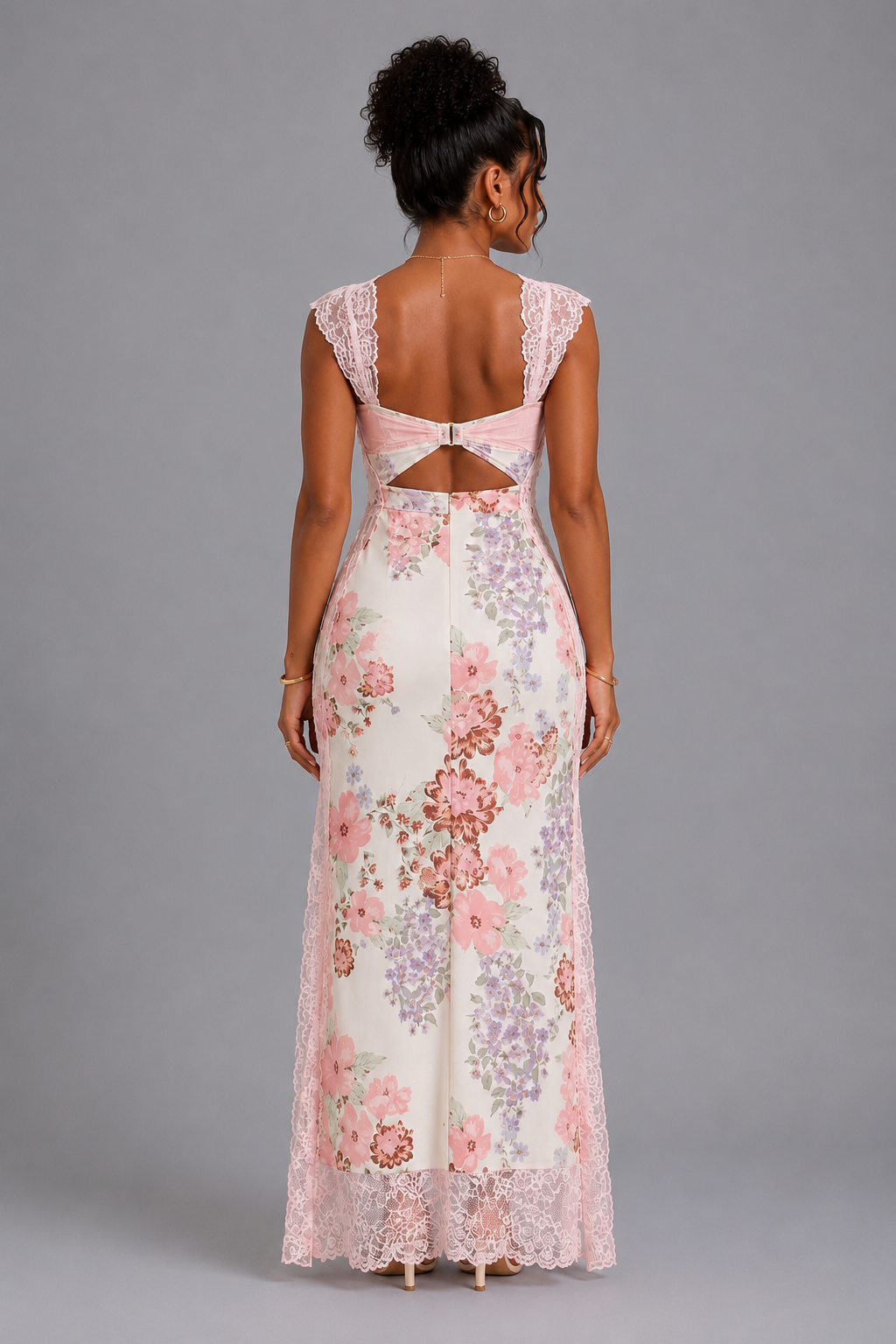 Celestine Floral Lace Maxi Dress