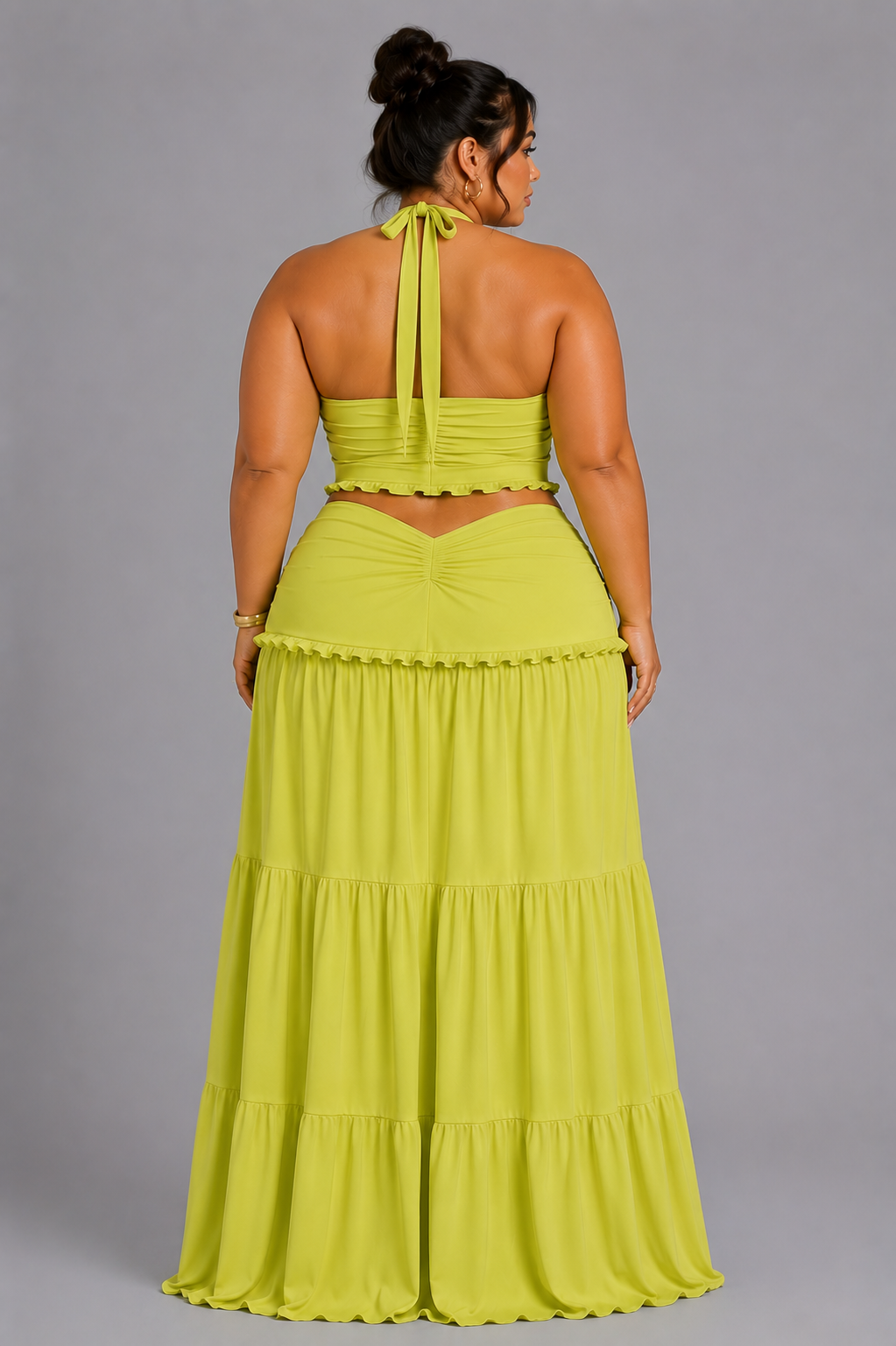 Selene Halter Two-Piece Maxi Set