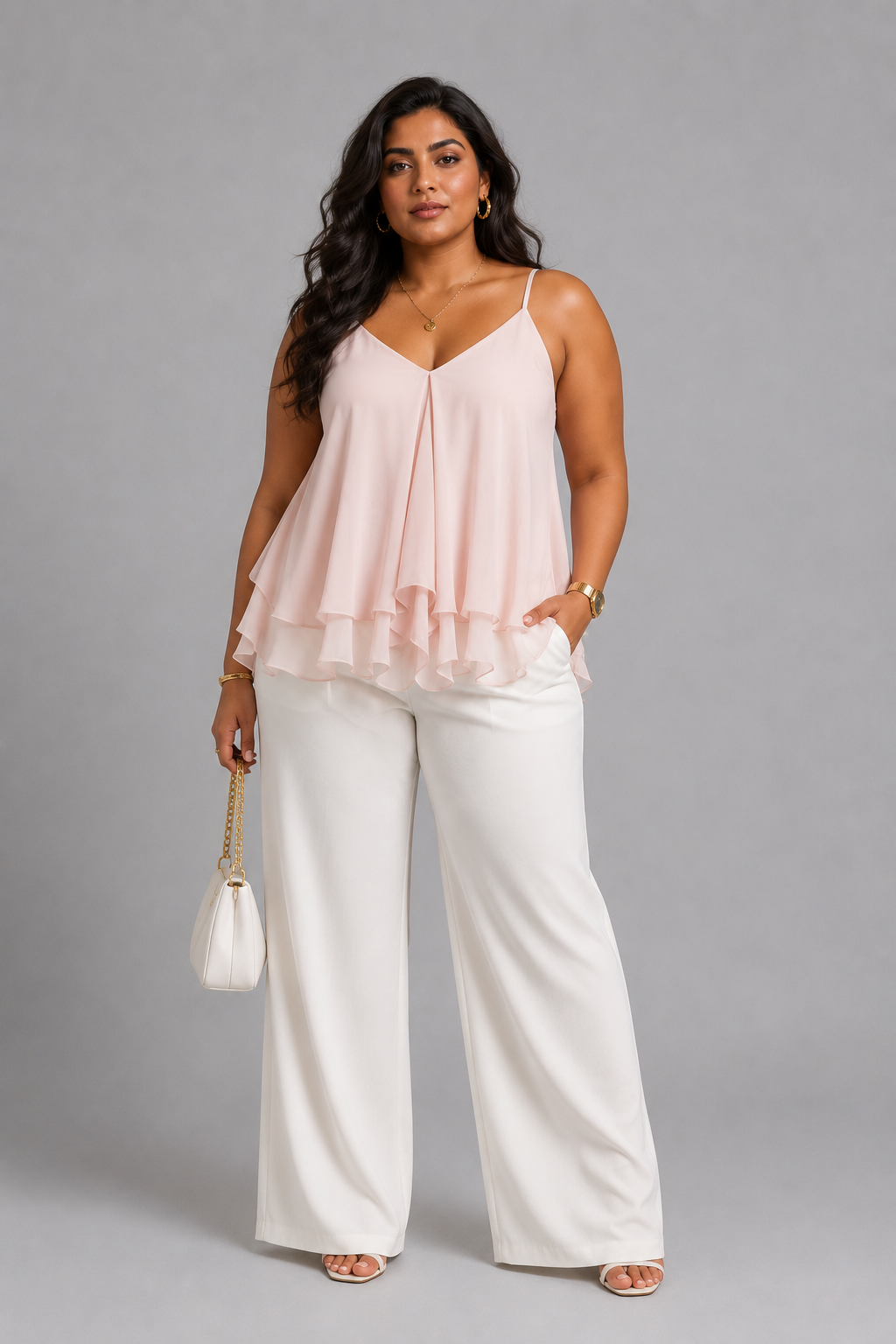 Isla Chiffon Layered Cami Top