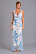 Celestine Floral Lace Maxi Dress