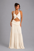 Selene Halter Two-Piece Maxi Set