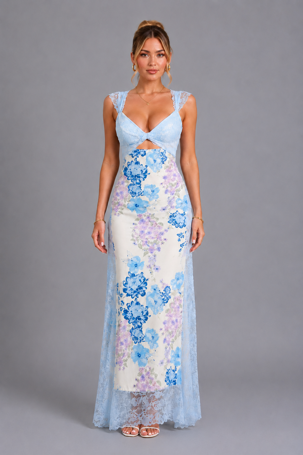 Celestine Floral Lace Maxi Dress