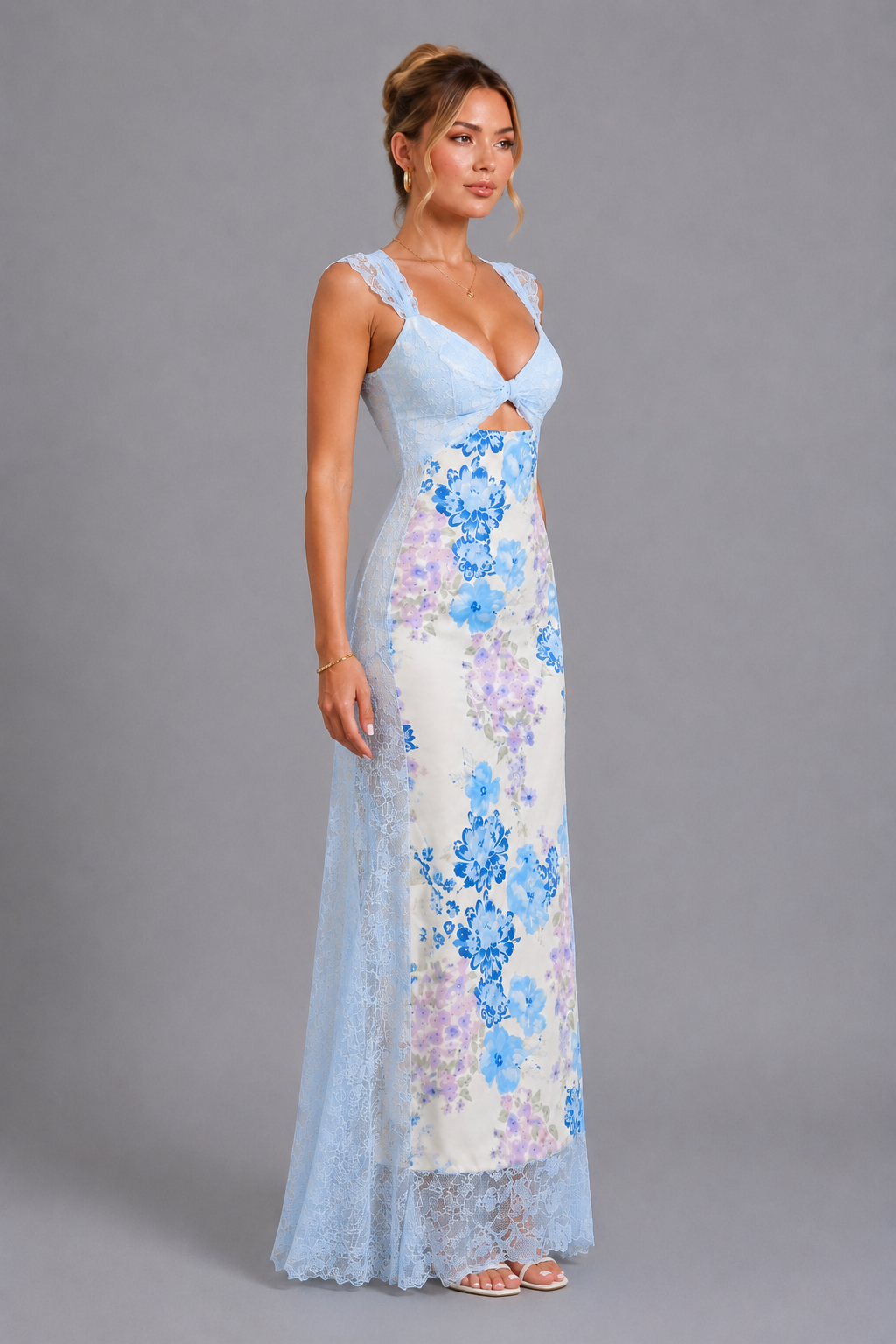 Celestine Floral Lace Maxi Dress